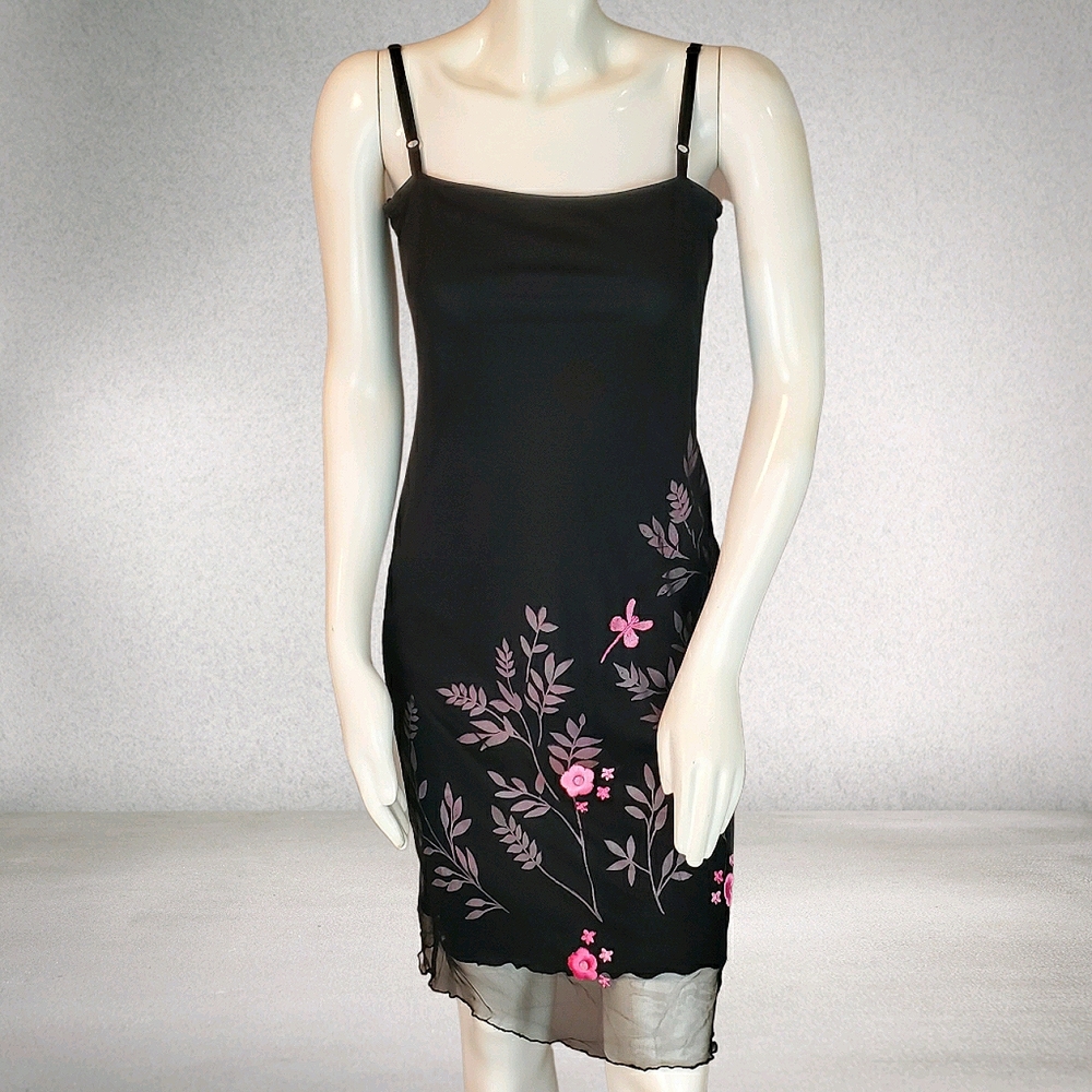 Y2K Bonkers Clothing Co Flowers Fun Dress Vintage